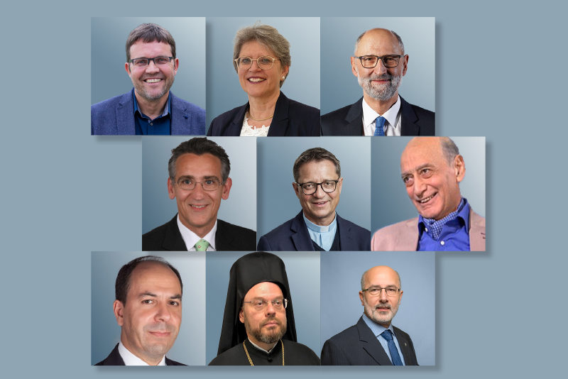 Les représentants du Conseil suisse des religions